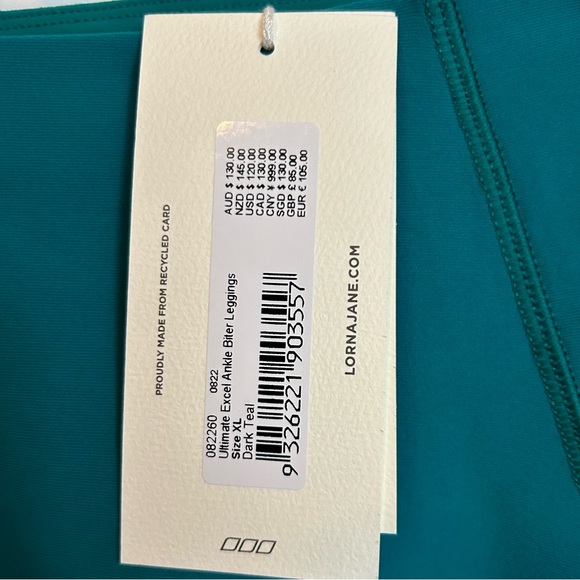 NWT Lorna Jane ultimate excel ankle biter leggings - Picture 9 of 11